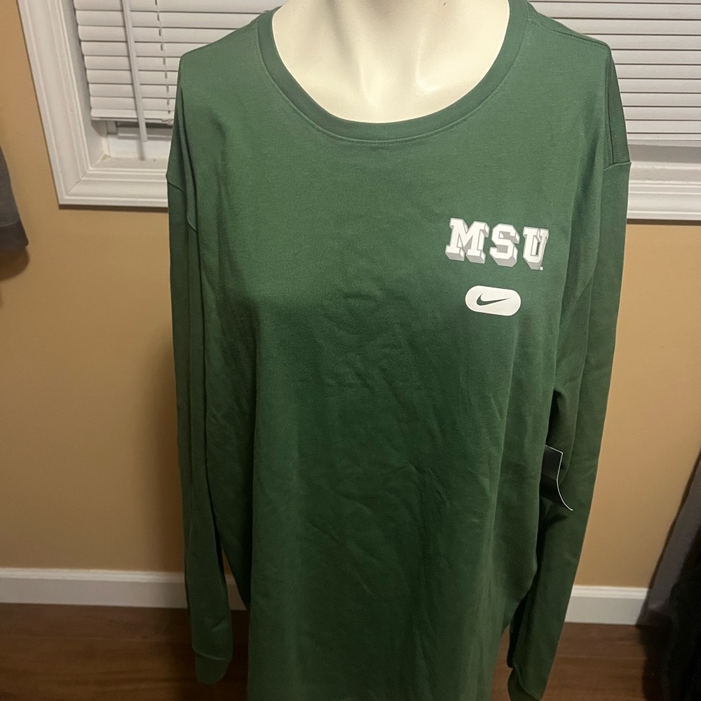 MSU Green Long Sleeve Tee